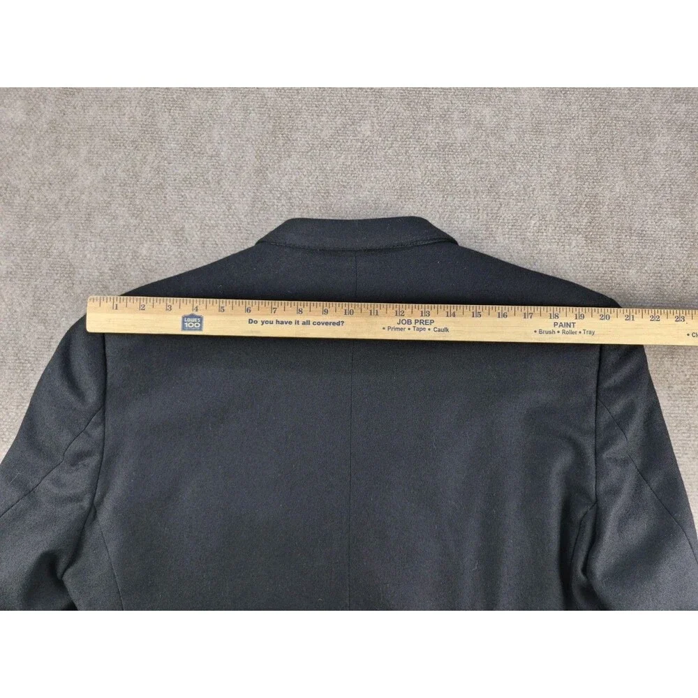 Ermenegildo Zegna Taglio Exclusivo Sport Coat US 44L Men Black Wool/Cashmere DB